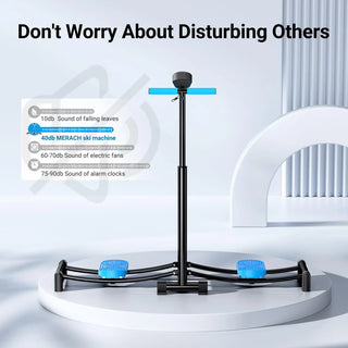 Simulated Ski Trainer Exercise Machine