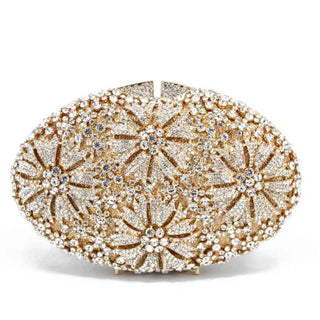 Luxury Crystal Wedding Bridal Clutch Purse