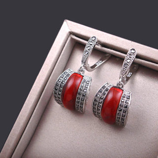 High-Quality luxury geometric red black