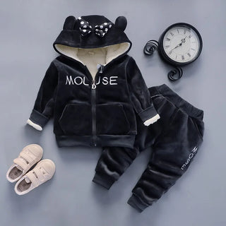 Toddler Girls 2pcs Hoodie Outfit