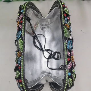 Flower Evening Bridal Party Clutch Purse