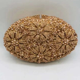 Luxury Crystal Wedding Bridal Clutch Purse