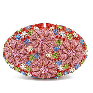 Luxury Crystal Wedding Bridal Clutch Purse
