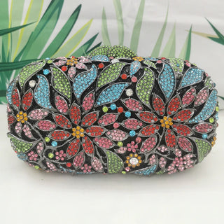 Flower Evening Bridal Party Clutch Purse