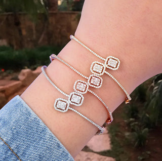 Luxury Wedding Bracelet Zircon Jewelry