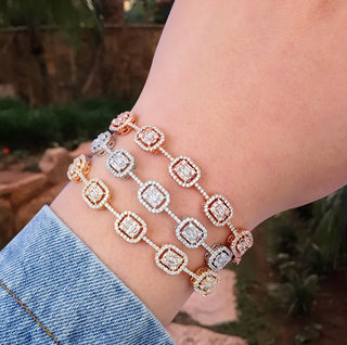 Luxury Wedding Bracelet Zircon Jewelry