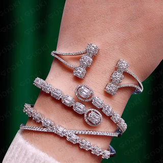Luxury Wedding Bracelet Zircon Jewelry