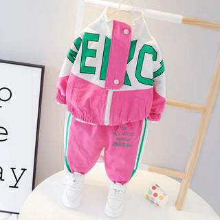 Girls Outerwear Zipper Sports Suit