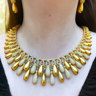 Luxury Bridal Gorgeous 4pcs Jewelry Sets