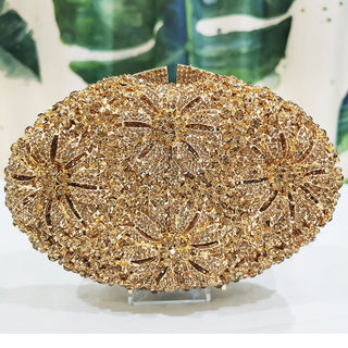 Luxury Crystal Wedding Bridal Clutch Purse