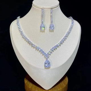 Classic Cubic Zirconia Jewelry Set