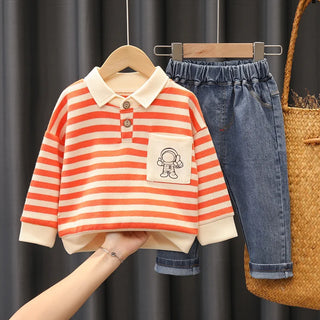 Toddler Boys Striped Fashion 2Pcs Set