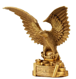 Copper Statue  Kaiguang pure copper Dapeng exhibition wings Eagle display parts exhibition grand plan copper Eagle office Fengsh