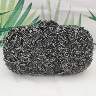 Flower Evening Bridal Party Clutch Purse