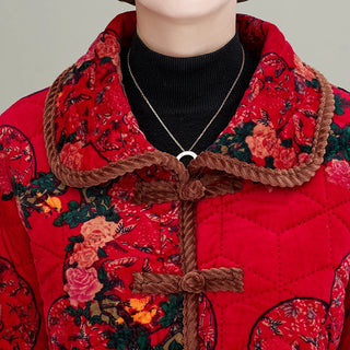 Northeast Ethnic Fleece Warm Coat