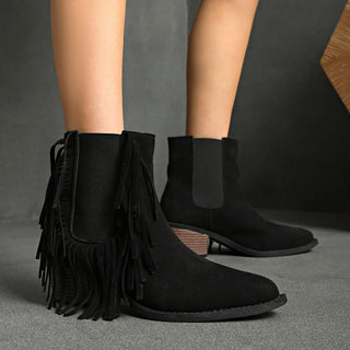 Women's Elastic Slip-on Booties