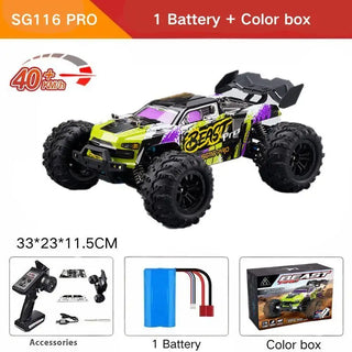 ZLL SG116PRO/SG116MAX/SG316PRO/SG316MAX 40-80KM/H 4WD Off-Road Truck High Speed Drift Brushless Motor Remote Control Car Toy