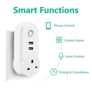 Smart Power Plug Outlet Adapter