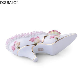 European Ceramic Crafts Shoes Decoration