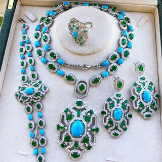 Luxury Cubic Zirconia Bridal Jewelry Set