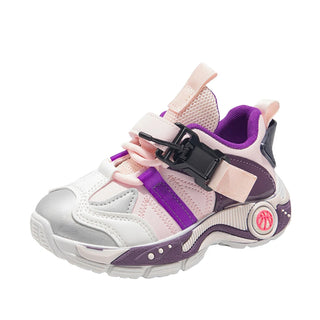 Autumn Sport Shoes For Children PU Leather Teenager Girl's Sneakers Outdoor Running Shoes For Kids Breathable Boy's Footwear