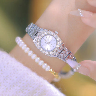 Luxury Diamond Women's Watches High Quality Golden Bracelet Fashion Quartz Wristwatch Ladies Watch Dress Gifts montres femmes