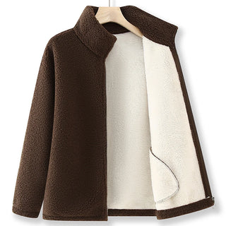 Woman's Granular Thickened Fleece Jacket