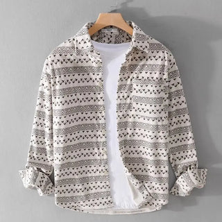 Trendy Printed Loose Cardigan Shirt