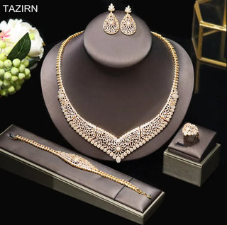 Luxury Arabic Wedding Jewelry Set