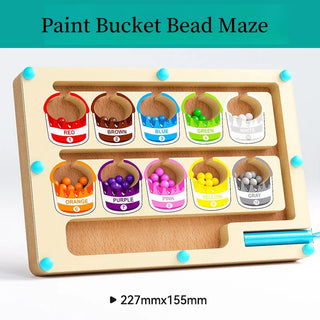 Magnetic Digital Bead Maze Toy