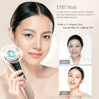 EMS Microcurrent Facial Massager Face Lifting Device Clean and exfoliate Wrinkle Removal Skin Care Beauty Anti-aging