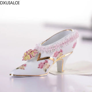 European Ceramic Crafts Shoes Decoration