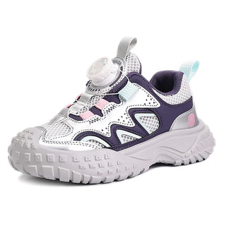 Autumn Sneakers For Kids PU Leather Waterproof Children's Sport Shoes Soft-soled Breathable Outdoor Teenager Running Shoes