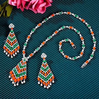 Luxury Cubic Zirconia Bridal Jewelry Set