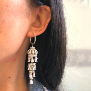 Long Aeolian Bells Tassel Earring