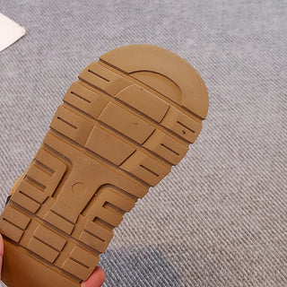 Winter Plush Boots For Children PU Leather Waterproof Boy's Warm Cotton Shoes Thick Warm Platform Teenager Kid's Snow Boots