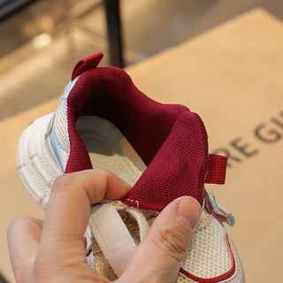 PU Leather Sport Shoes For Children 2025 Trend Fashion Teenager Kid's Sneakers Anti-slippery Breathable Boy's Girl's Sneakers