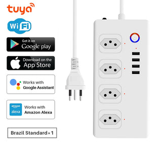 Smart Voice Assistant Power Socket Timer