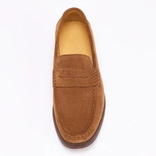New Wholesale 2024 Men's Loafers Shoes Brand Genuine Leather Slip-On Closure Cow Suede UK Casual Shoes for Walking and Driving