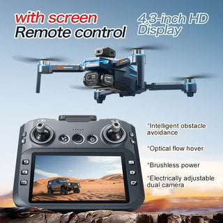 Xiaomi GT8 Drone 4K Professional HD Camera Aerial FPV Avoiding Obstacle 3Battery Large Screen Remote Control Folding RC Drone