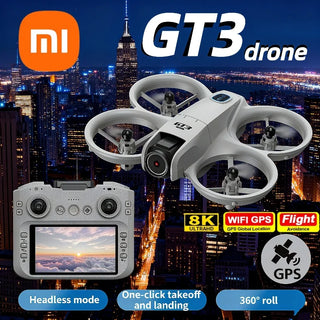 XIAOMI GT3 8K HD Drone GPS Professional Aerial Avoiding Obstacle Remote Control Brushless With Touch Remote RC 18000M 2025 NEW