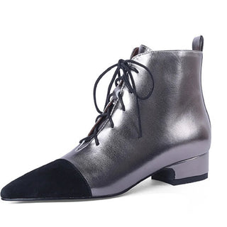 Women Genuine Leather Ankle Boots