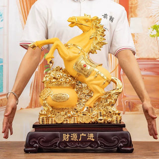 Gold Horse Lovers Wedding Gift