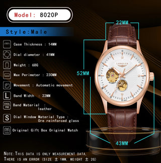Elegant Mechanical Automatic Wristwatches