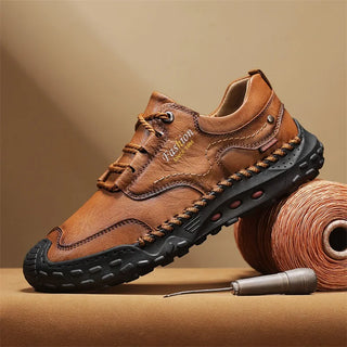 New 2025 Handmade Men Boots Design Sneakers Man Outdoor Casual Leather Men Shoes Ankle Boots Fall Breathable Hot Sale