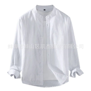 Men's Linen Long Sleeve Shirt