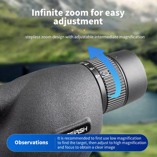 Transparent Variable Frequency Camping Monocular