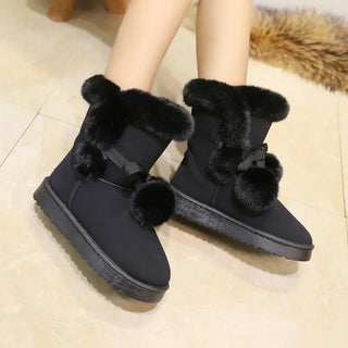 Trendy Warm Women's Suede Boots