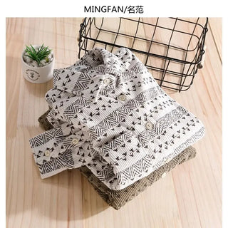 Trendy Printed Loose Cardigan Shirt