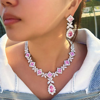 Cubic Zirconia Wedding Party Jewelry Sets